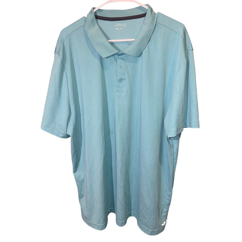 BCG Blue Short Sleeve Polo Shirt Size 3XL